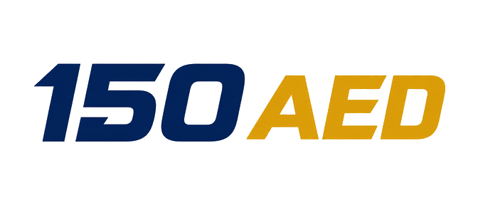 150 aed logo